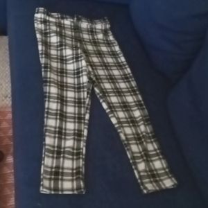 Forever 21 black checkered pants
